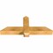 Ekena Millwork Eugene Rough Sawn Timber Gable Bracket, Western Red Cedar, 36"W x 15"H x 4"D x 4"F, 10/12 Pitch GBW036X15X0404EUG00RWR - alternate 4